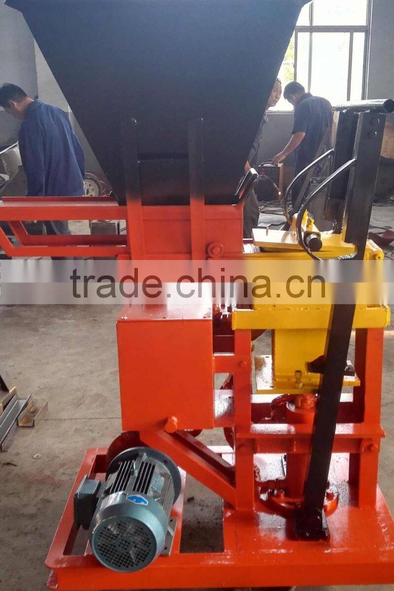 Eco brava concrete brick machine/paving block making machine with gypsum