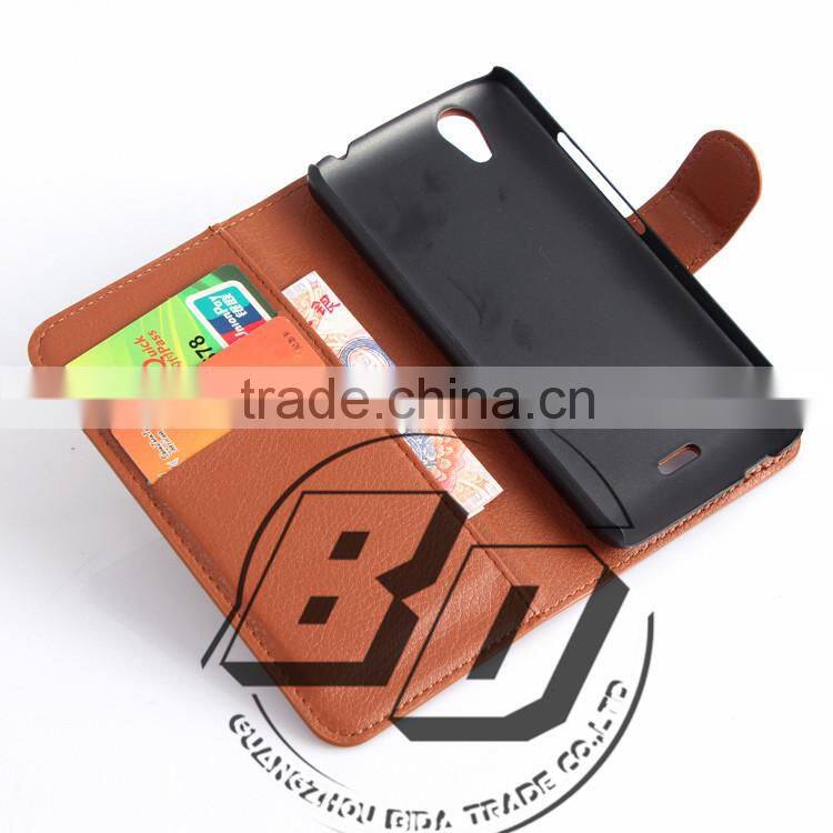 Ultra High Quality PU Leather Wallet Design case Folio Business Style For Wiko Birdy luxury leather case factory price