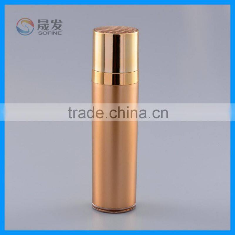 Empty cosmetic acrylic lotion bottle