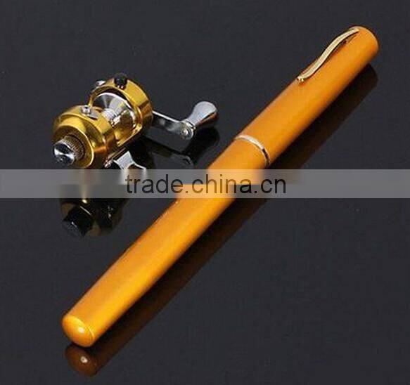 Mini Portable Pocket Fishing rod / pen fishing rod / fishing Rod Pole Reel