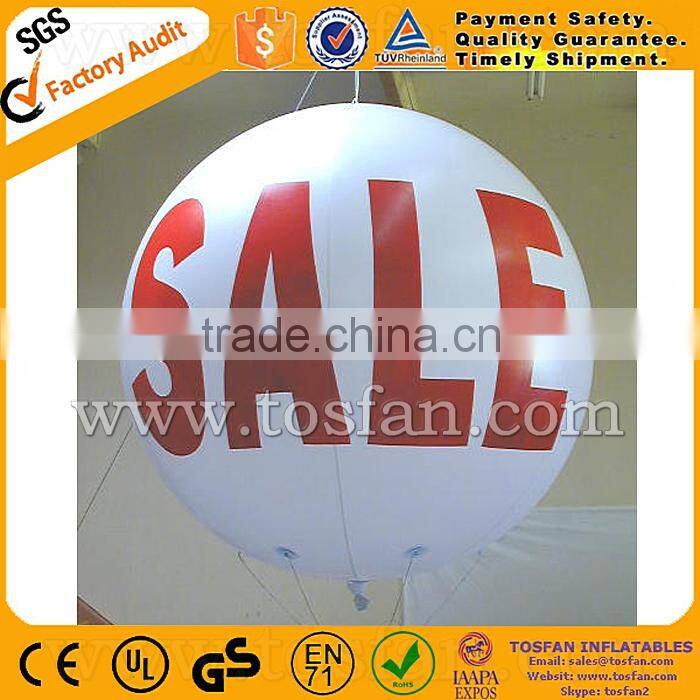 promotion large helium round balloon with printing F2058
