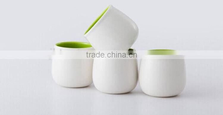 Promotional 5pcs fine white bone china tea set