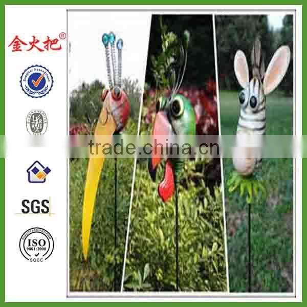 Multiple animal deco garden Metal sticks for sales