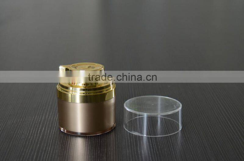 aluminum and plastic cosmetic packaging cream jar, 10g 30g 50g plasitc jar