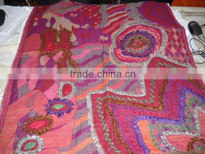 Women Wool Embroidrey shawls/scarves