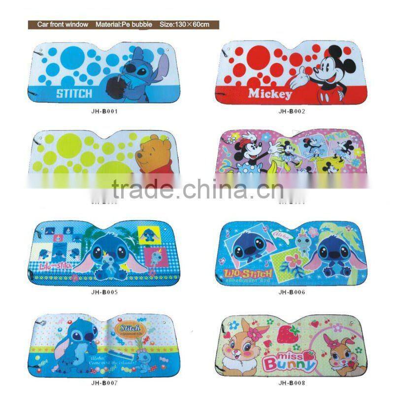 Car front sun shade with customized logo and print picture