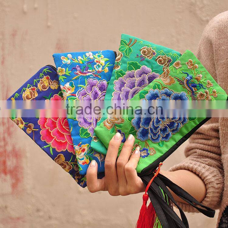 New Chinese Characteristics Bag Ethnic Style Coin Purse Vintage Embroidered Bag Traditional Embroidery Wallet