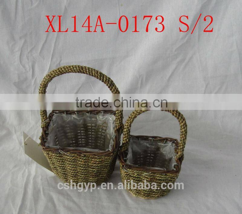Attractive grass basket
