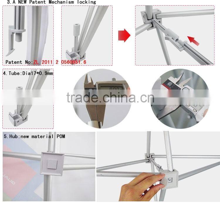 Stock 7.4x10ft Repeat Pop Up Backdrop Banner Stand