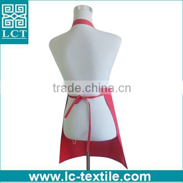 chocolate color your logo printed cheap custom apron for fast food chain