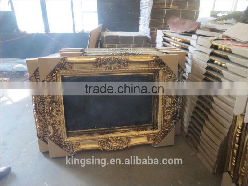 beautiful golden resin frame for pictures vivid and beautiful