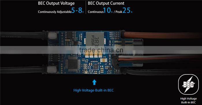 Hobbywing RC Aircraft System Platinum 120A V4 Brushless ESC Excellent Motor Speed Governing