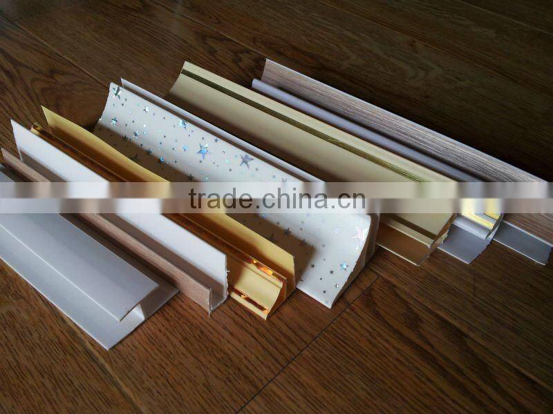 decorative laminate pvc ceiling cornice