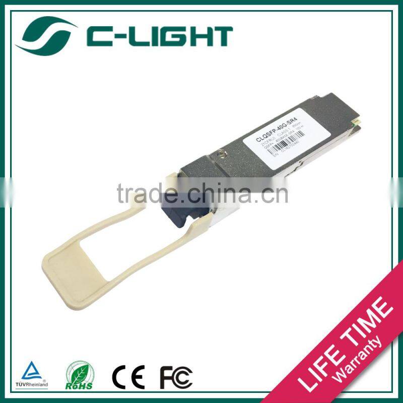 OEM&ODM 40G QSFP+ SR4 high quality 2016 New Design QSFP+ 100m 850nm Fiber Module for Cisco QSFP-40G-CSR4