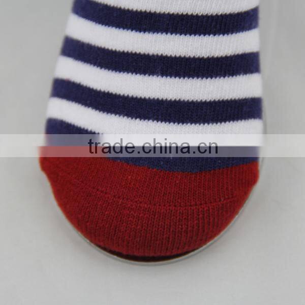 GSC-43 Hot sale sample style cotton striped design school children socks
