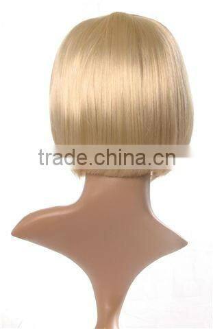 100% Virgin Silk Top Natural Blonde Jewish Wigs
