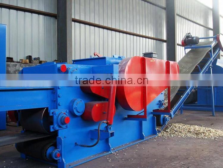 Heavy duty rubber wood chipper shredder