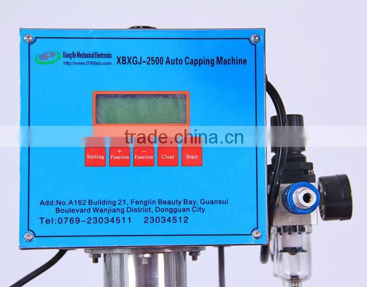 Round and square 100 ml perfume bottles capping machine