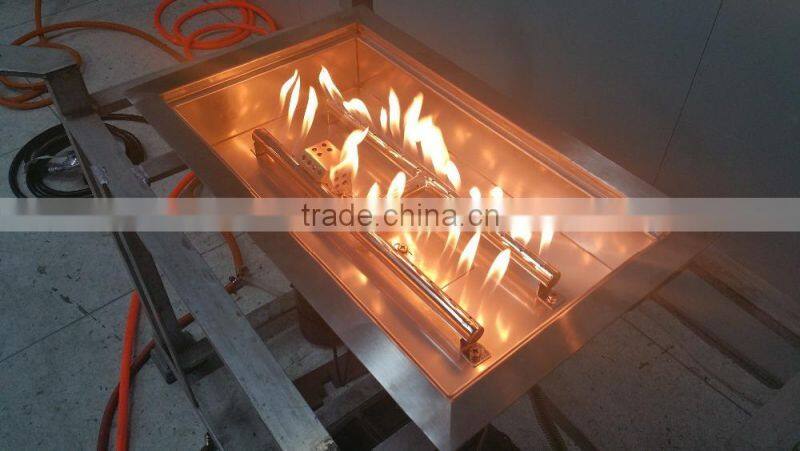 Outdoor Rectangle Gas Fire PIt System