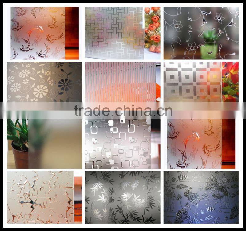 3mm 4mm 5mm 6mm 8mm 10mm 12mm tempered frosted glass price