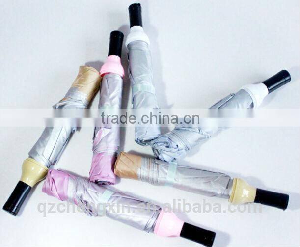 cheap customized bottle gift umbrella