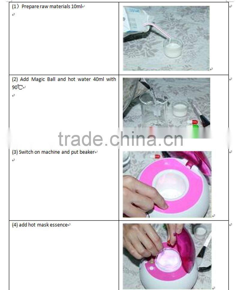 2015 new products Multifunctional easy to use diy mask machine