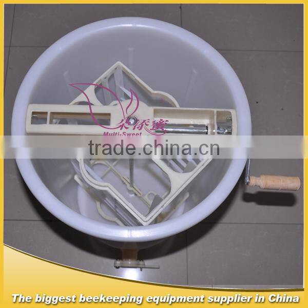 2 frames manual plastic honey centrifuge
