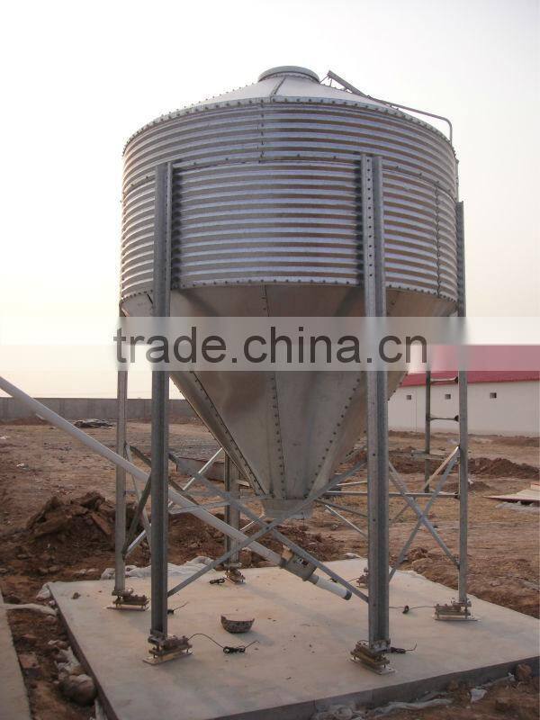 Chicken House Hot Galvanized Chicken Feed Silo