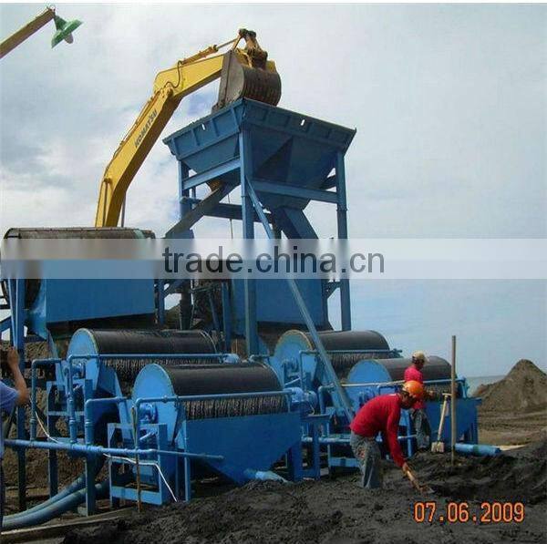 Hot sale Wet drum magnetic separator machine for iron ore concentration with low price