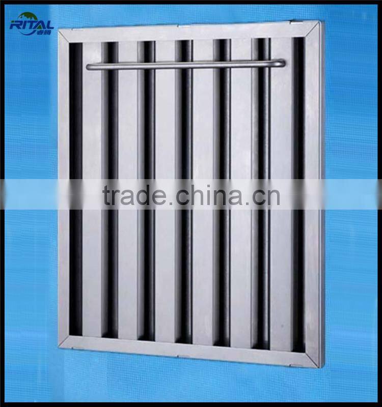 Commercial Range Hood AISI304 Baffle Grease Filter