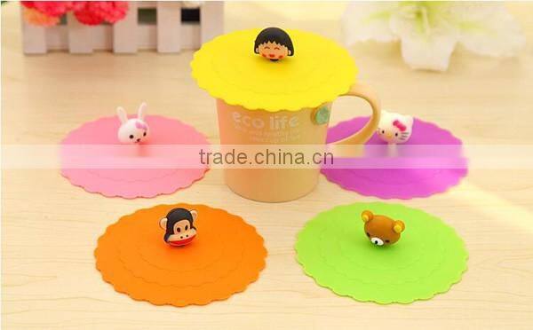 Food grade silicone watermelon cute coffee cup cover