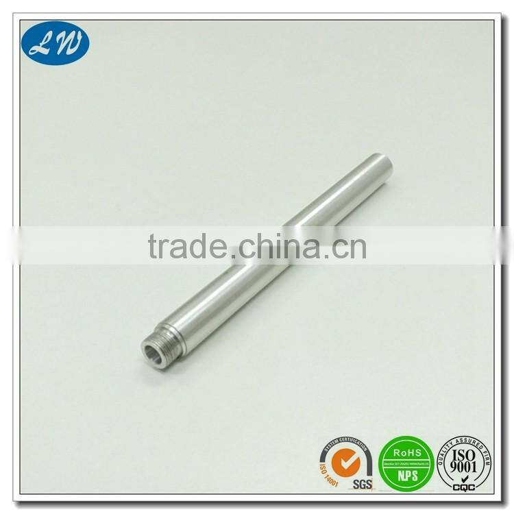 Custom non-standard precision aluminum mechanical pencil parts based on drawings