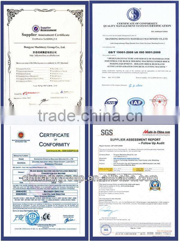 Dongyue simens motor PLC control Bamboo Pallet block making machine in libya