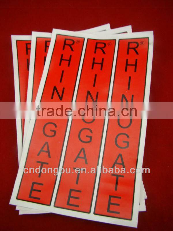 OEM self adhesive printed eco-friendly sticker paper