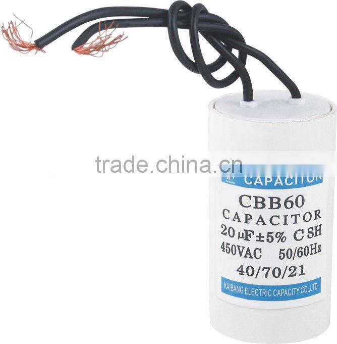 CBB60 aluminum run capacitor / CBB60 air condition capacitor / CBB60 capacitor