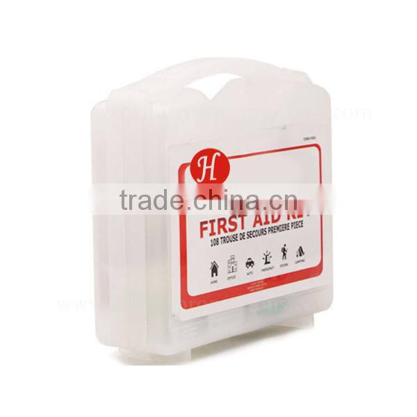 Medical Equipments Supplies Survival First Aid Kit Plastic Case