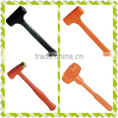 China factory sale black antislip install hammer inelastic sander rubber hammer mallet dead blow