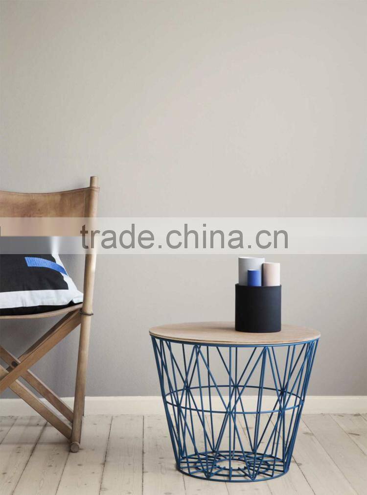 Eco-friendly rectangular chicken wire basket wholesale metal wire mesh basket