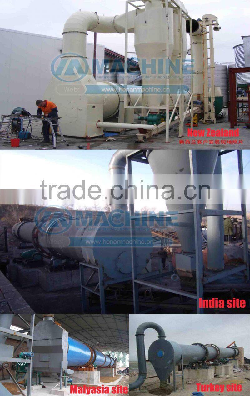 China NO.1 Industrial bagasse rotary drum dryer machine exportor