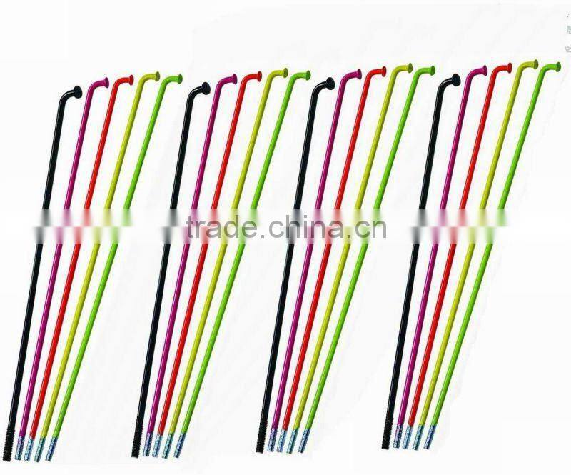 45# steel colored plated spoke and nipple