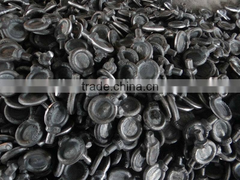 wells C15E Carbon Steel Forged Galvanized Din582 anchor Bolt and nut