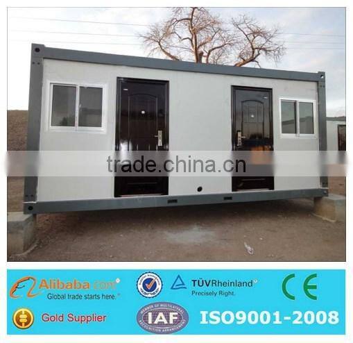 Portable prefabricated steel structure composite plate container house