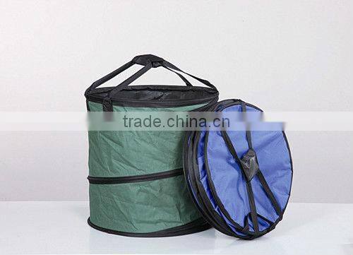 600D oxford pop up garden waste bag with handles
