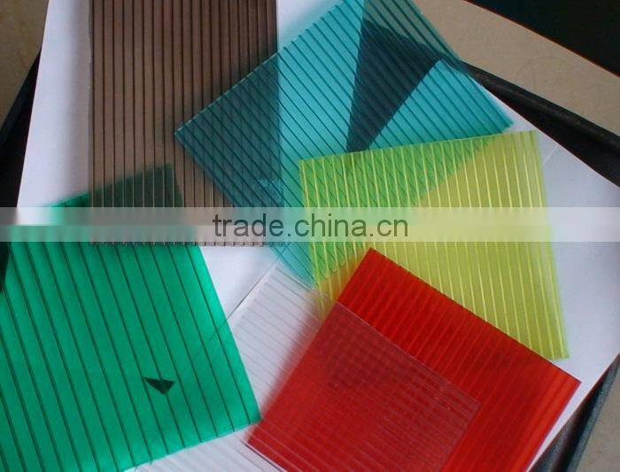 Hight light transmission polycarbonate hollow sheet for green house