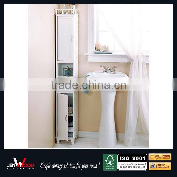 China Supplier Hot Sale Slim Freestanding Bathroom Cabinet bathroom wall cabinet