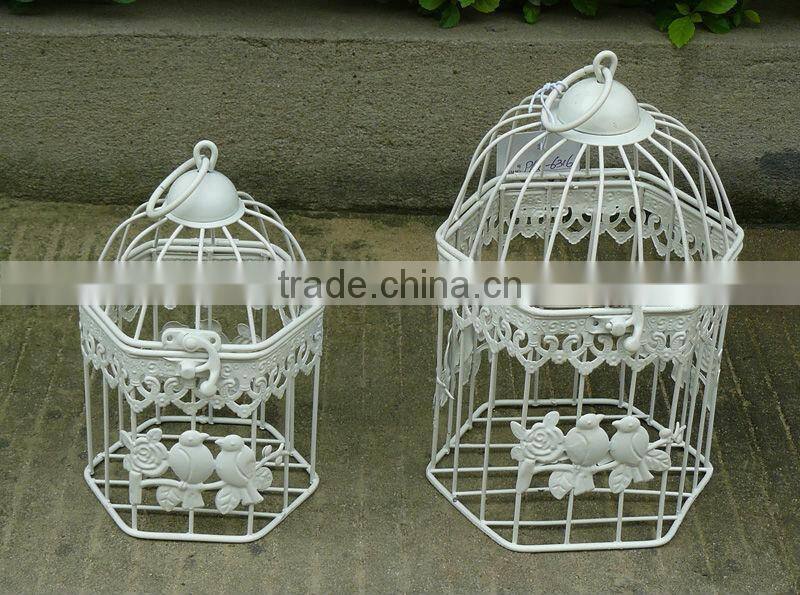 2014 wholesale metal bird cages for wedding decoration