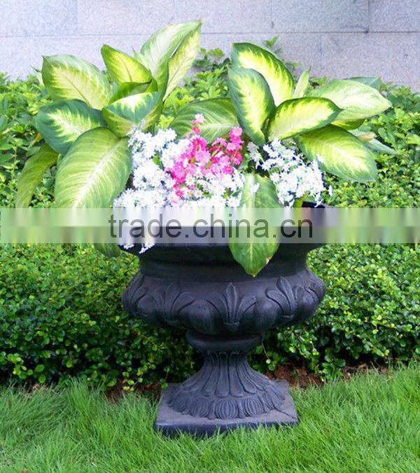 Black Terrazzo Cube Garden Planter Pot 50x50x140cm QL-13170 All Colors