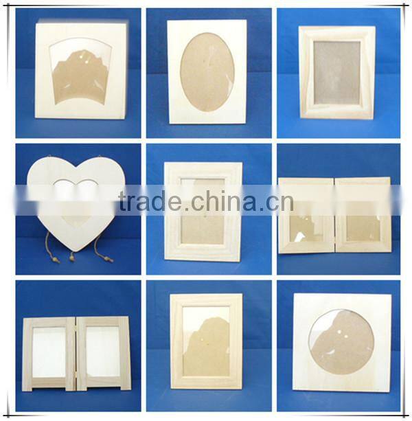 2015 handmade new design cheap vintage wooden picture frame
