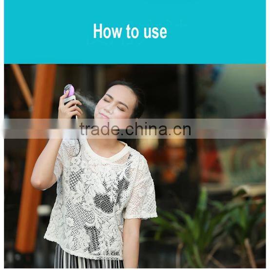 Mini Mobile Moisture Humidifier Portable Beauty Facial Spray Facial Mist Skin Moisturize Facial Mobile Moisture Supplier
