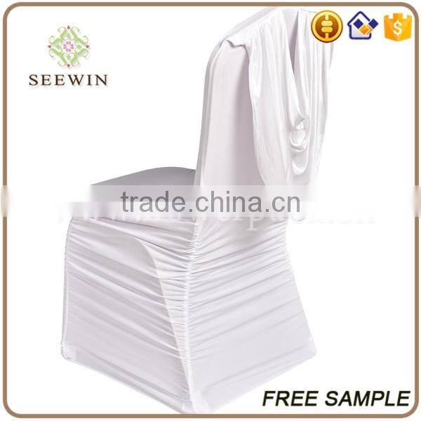 luxury lycra streamers banquet chair covers